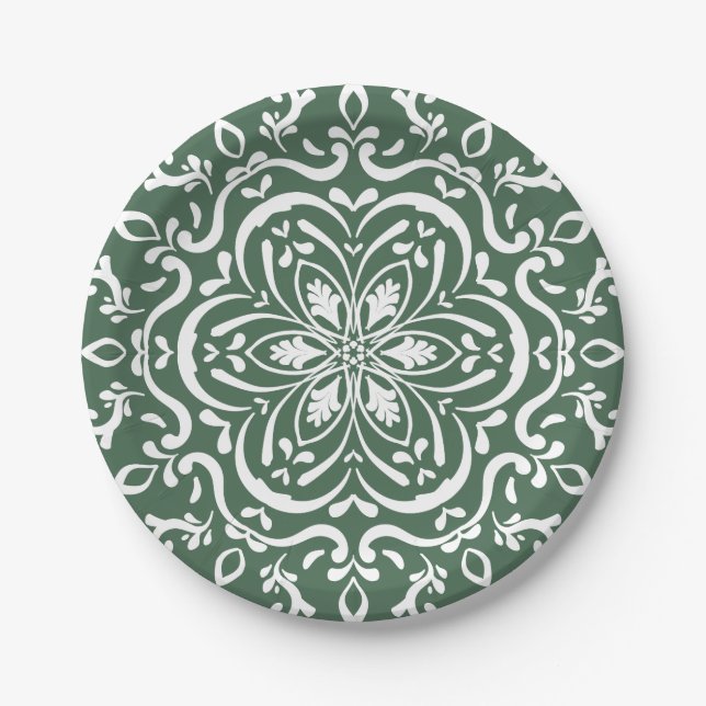 Prato De Papel Forest Mandala (Frente)