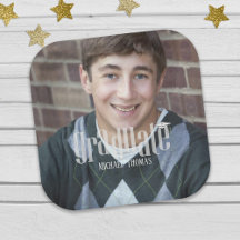 Formando Moderno Simples Mínimo de Foto de Graduaç