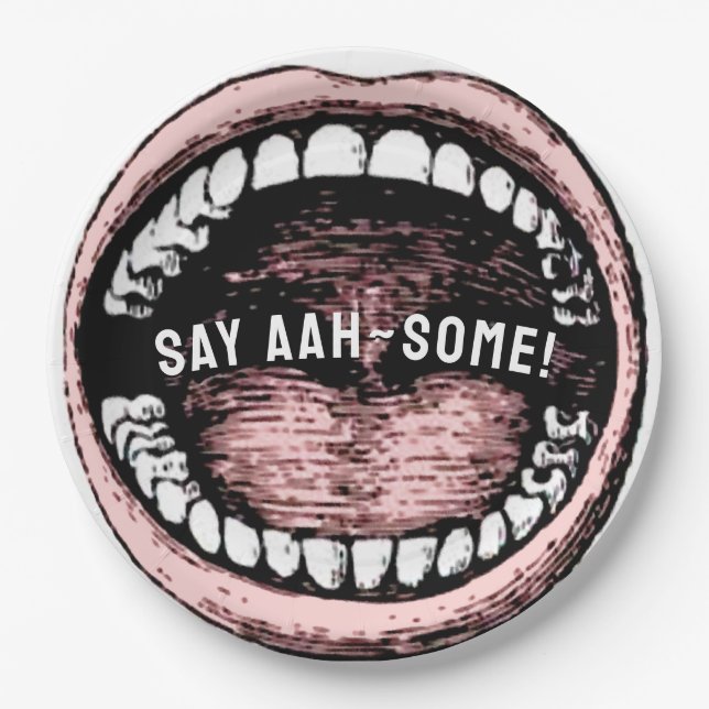 Prato De Papel Formatação na Dental School (Frente)