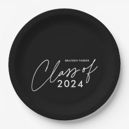 Prato De Papel Formatura da Turma de 2024 Script