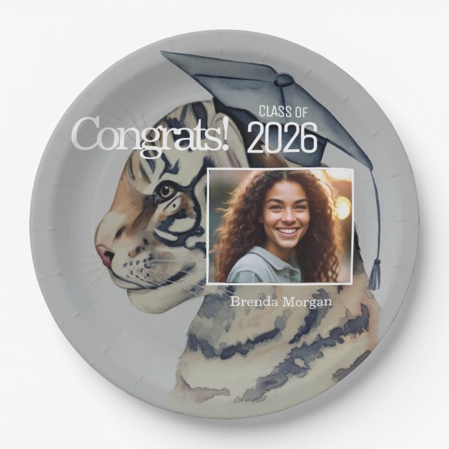 Prato De Papel Formatura Personalizada (Frente)