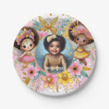 Foto: Aniversário Pequeno Pia Negra Fada Africana