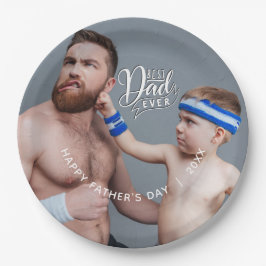 Prato De Papel Foto Nunca Mais Do Melhor Pai Do dia de os pais