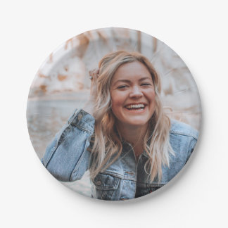 Prato De Papel Foto personalizada