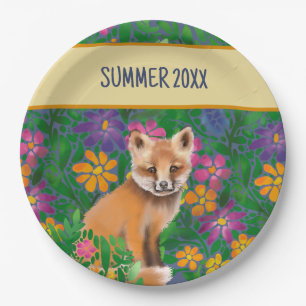 Prato De Papel Foxy Summer