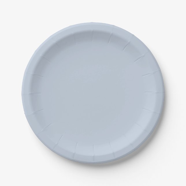 Prato De Papel French Blue Paper Plates (Frente)