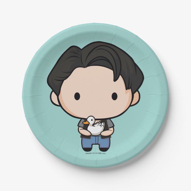 Prato De Papel FRIENDS™ | Joey Chibi (Frente)