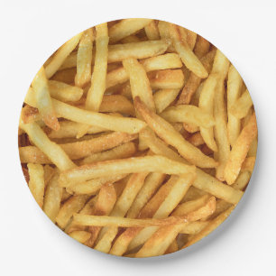 Prato De Papel Fries franceses ouros