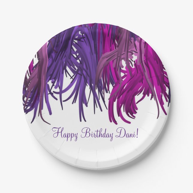 Prato De Papel Fringe! (Frente)