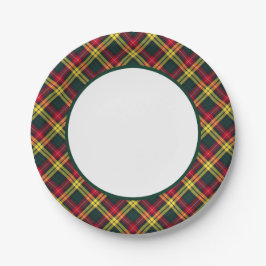 Prato De Papel Fronteira Clan Buchanan Tartan