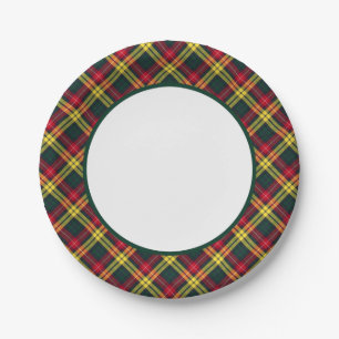 Prato De Papel Fronteira Clan Buchanan Tartan