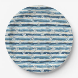 Prato De Papel Frosted Horizon