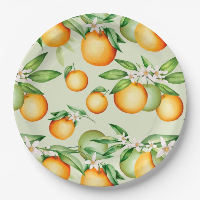 Prato De Papel Fruta (Frente)