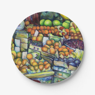 Prato De Papel Fruta fresca com Francis