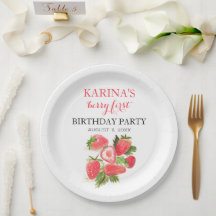 Fruta Strawberry primeiro aniversario Summer