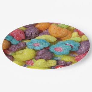 Prato De Papel Frutado Cereal