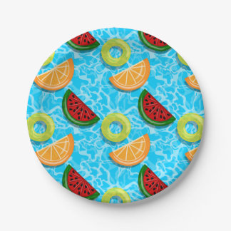 Prato De Papel Frutado flutuado