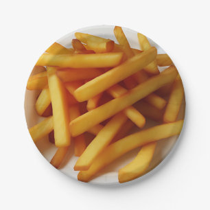 Prato De Papel Fry Plate