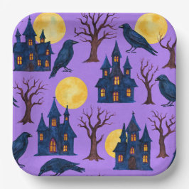 Prato De Papel Full Moon, por Natasha Us