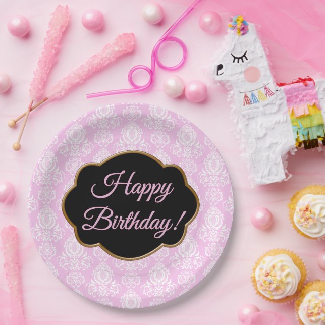 Prato De Papel Fun, Flirty and Feminine  (Festa)