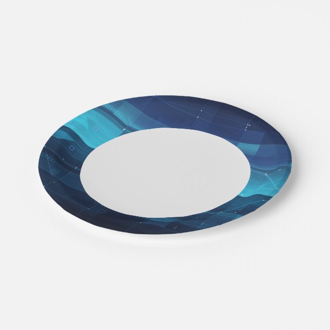 Prato De Papel Fundo digital de alta tecnologia (Inclinado)