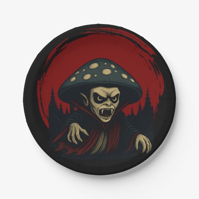 Prato De Papel Fungos Dentes Que Sangram MycoVamp (Frente)