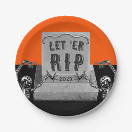 Prato De Papel Funny Halloween Party Paper Plates