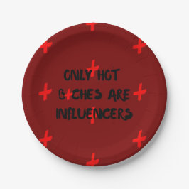 Prato De Papel Funny Influencer Quote Pillow For Home Decor
