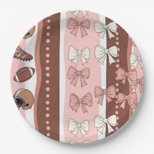 Prato De Papel Fútbol Coquette con Estampado de Leopardo (7)