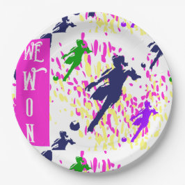 PRATO DE PAPEL FUTEBOL