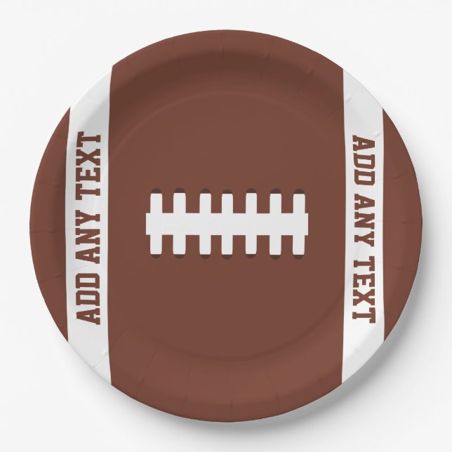 Prato De Papel Futebol (Frente)