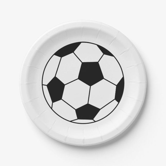 Prato De Papel Futebol (Frente)