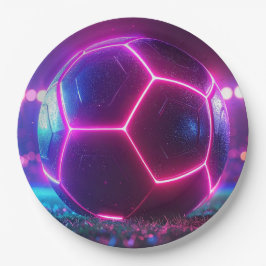 Prato De Papel Futebol de futebol