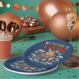 Prato De Papel Future Viking Funny Norwegian Paper Plates
