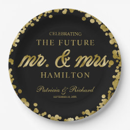 Prato De Papel Futuro Sr e Sra Festa de Noivado Ouro Preto