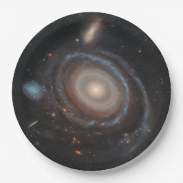 Prato De Papel Galáxia Alvo Galáxia Telescópio Espacial Hubble