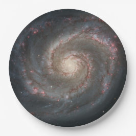 Prato De Papel Galáxia de redemoinho (Espaço) (Universo) (Messier