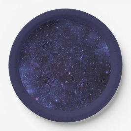 Prato De Papel Galáxias e Estrelas - Placas de Papel