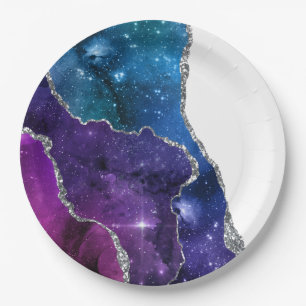 Prato De Papel Galaxy Agate Series Design 23