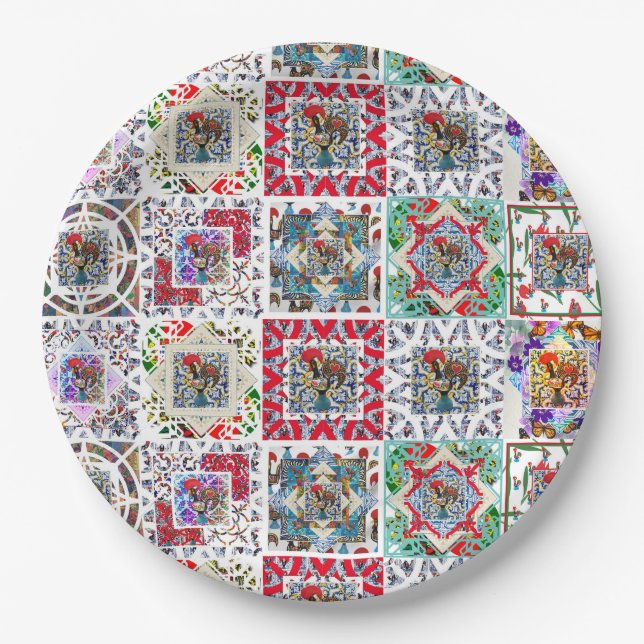 Prato De Papel Galo de Barcelona, Portugal (Frente)