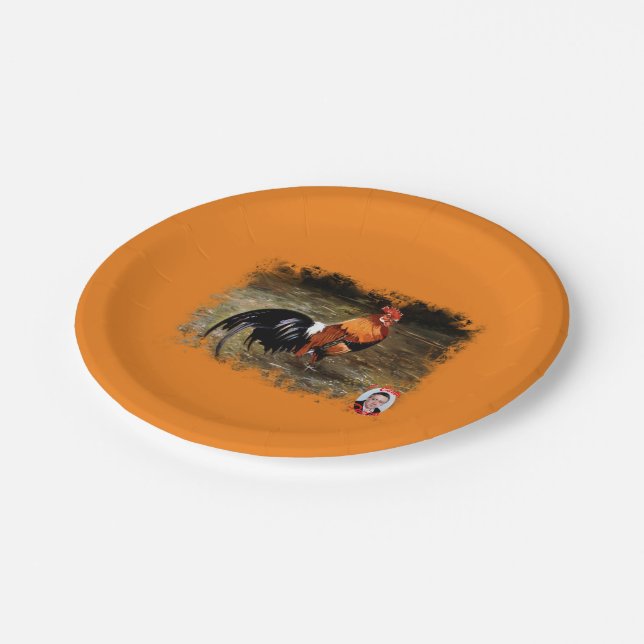 Prato De Papel Galo/Galo/Galo (Inclinado)