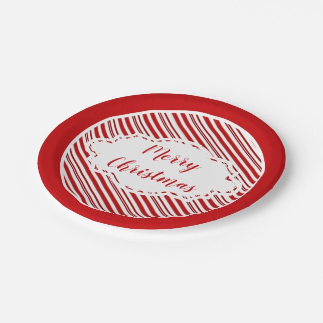 Prato De Papel Gama de doces de hortelã-pimenta personalizada (Inclinado)