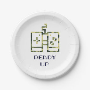 Prato De Papel Gamer preparado para o controlador de vídeo de ca