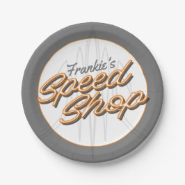 Prato De Papel Garagem de Compro de velocidade personalizada Pins