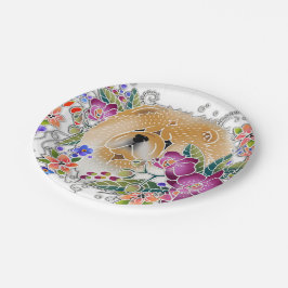 Prato De Papel GARDEN DANCE Chow - Chapas de papel 2 tamanhos