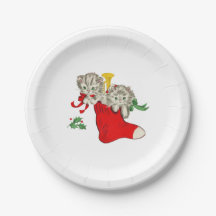 Gatinhos de Natal Retro