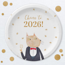 Gato Brinda ao Ano Novo de 2026
