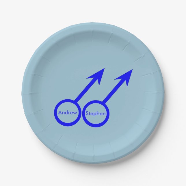 Prato De Papel Gay lança placas de papel personalizáveis (Frente)