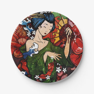 Prato De Papel Geisha
