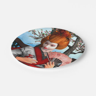 Prato De Papel Géisha
